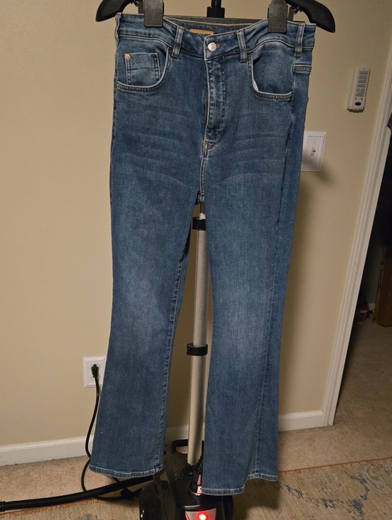 Pilcro Denim - Pilcro Women's Medium Blue Wide Leg Jeans